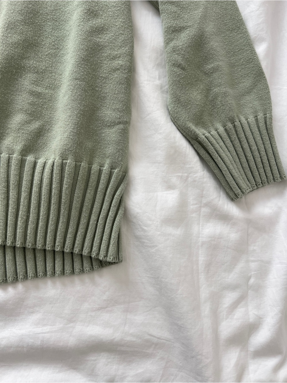 Banana Republic Sage Green Oversized Knit Sweater XXL - Picture 6 of 8